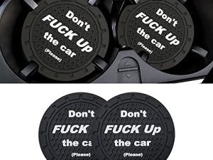 Jeseny 2 PCS Car Cup Hoder Coaster