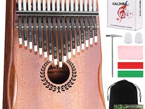 HONHAND Kalimba Piano à pouce 17 touches