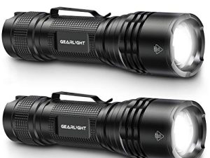 GearLight TAC Lot de lampes de poche