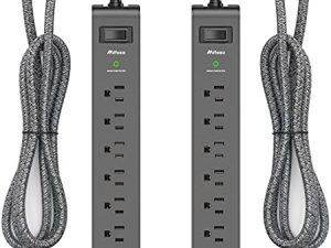 Lot de 2 multiprises de protection contre