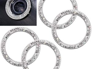 ToBeQueen Push to Start Button Cover 4pcs