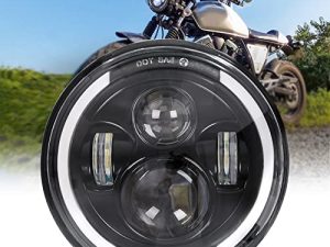 Zmoon Phare LED 7 pouces pour moto
