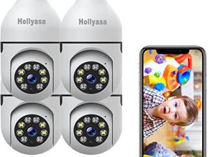 Lot de 4 caméras de sécurité à