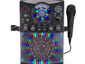 Singing Machine SML385UBK Système de karaoké Bluetooth