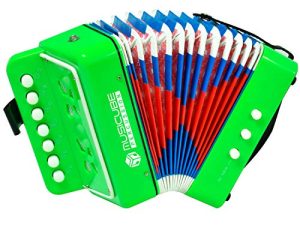 MUSICUBE Enfants Accordéon Instrument Jouets 10 Touches