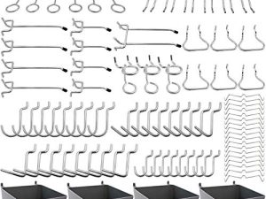 FRIMOONY Assortiment de crochets pour panneaux perforés