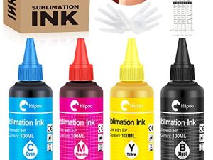 Hiipoo Encre de sublimation avec recharge de
