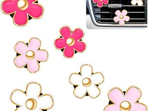 Pcs Marguerite Fleur Air Vent Clip Climatisation