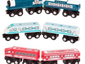 Battat - Trains de voyageurs en bois