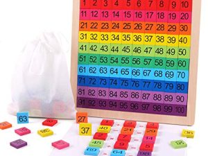 GEMEM Bois Montessori Math Compter Cent Jouets