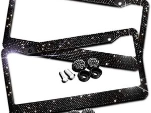 Cadres de plaque d'immatriculation Bling Bling -
