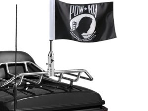 Support de mât de drapeau de moto