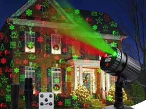 Lumières de projecteur laser de Noël