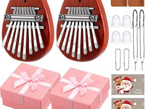 16 Pcs 8 Touches Mini Kalimba Piano