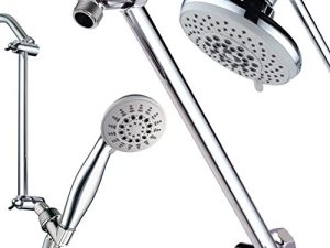 Bras d'extension de douche réglable en laiton
