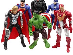 Ultimate Superhero Toy Lot de 6 PSC