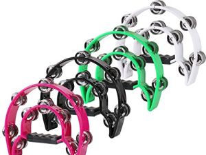 Lot de 4 tambourins pour adultes