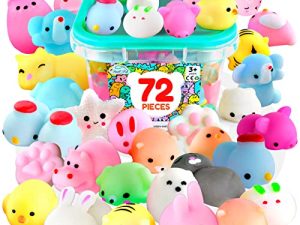 72 Pcs Squishies Mochi Squishy Toys