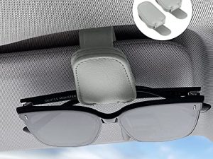 2 Pièces Porte-Lunettes de Soleil pour Pare-Soleil
