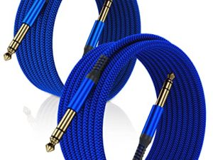 Elebase Lot de 2 câbles d'instrument TRS