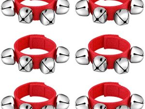 6 Pièces Bracelets de Clochettes de Poignet