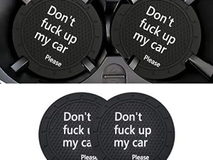 Jeseny 2 PCS Car Cup Hoder Coaster
