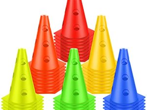 Lot de 48 cônes d'entraînement pour sports