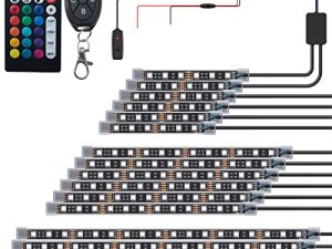 GOGOONE Lot de 16 bandes lumineuses LED