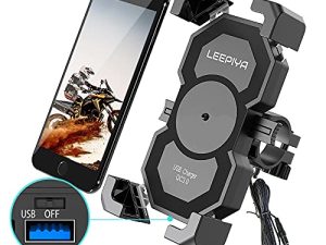 leepiya Support de téléphone portable pour moto