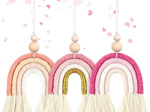 3 Pièces Boho Arc-en-Ciel Charme de Voiture