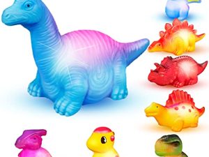 8 pièces jouets de bain lumineux