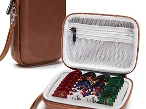 Étui de support de médiator pour guitare