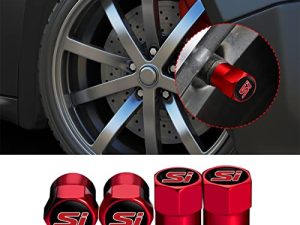 POKHDYE Fit Civic si Valve Stem Caps