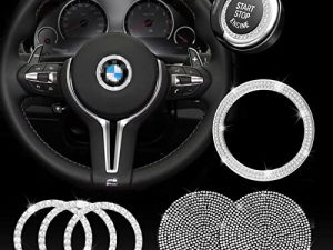 JINGSEN Autocollant diamant pour volant de voiture
