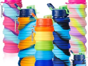 Lot de 5 bouteilles d'eau pliables 453