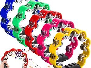5 Pièces Tambourin en Forme de Pétale