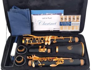 MORESKY Clarinette Sib Laque Or 17 Touches