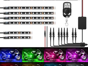 Nilight 8PCS Kit d'éclairage LED RVB pour