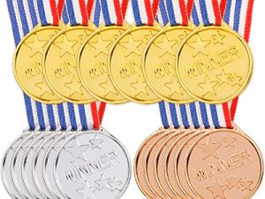 Hooqict 24 Pièces Médailles pour Récompenses pour