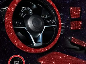 Ensemble d'accessoires de voiture Bling pour femme