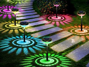 Lot de 8 lampes solaires lumineuses pour