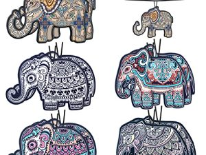 Lot de 10 désodorisants de voiture Boho