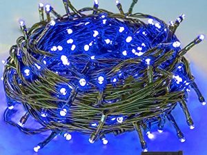YIQU Extensible 82FT 200 LED Bleu Guirlande