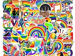 100 PCS LGBT Autocollants Lesbian Pride Gay