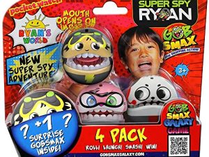 RYAN'S WORLD Lot de 4 Gobsmax Multi