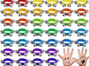 48 Pcs Poignet Jingle Bells 12 Couleurs