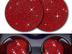 2pcs Bling Cup Holder Insert Coaster- 2