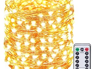 SANJICHA 66FT 200 LED Guirlande Lumineuse Extérieur/Intérieur