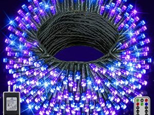 Ollny Guirlande lumineuse d'Halloween d'extérieur et d'intérieur