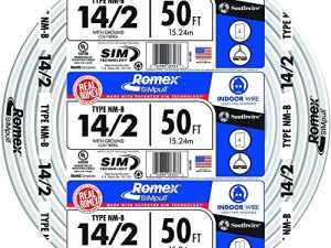 Southwire 28827422 50' 14/2 avec terre Romex